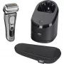 Máquina de barbear elétrica Braun Series 9 PRO+ 9665cc com SmartCare Center, grafite/prateado