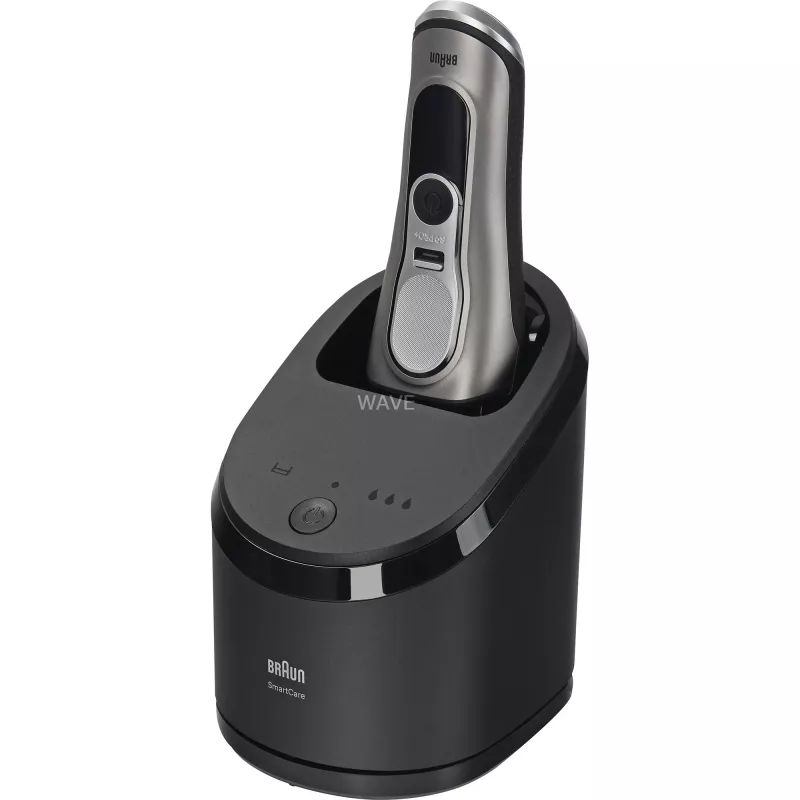 Máquina de barbear elétrica Braun Series 9 PRO+ 9665cc com SmartCare Center, grafite/prateado