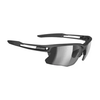 Óculos de sol para bicicleta Salice 031RW preto/RW prateado