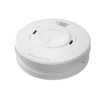 Detetor de fumo fotoelétrico Alecto SDV10 com alimentação elétrica e bateria de reserva de 5 anos