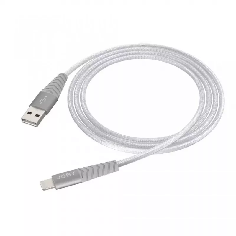 Joby cabo de carregamento e sincronização Lightning, 1,2 m, prateado (JB01814-BWW)