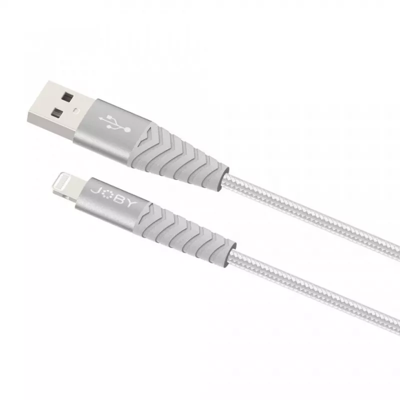 Joby cabo de carregamento e sincronização Lightning, 1,2 m, prateado (JB01814-BWW)