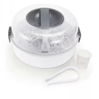 Esterilizador de biberões para micro-ondas Alecto BW-04 branco