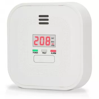 Detetor de monóxido de carbono Alecto COA4010 com ecrã LCD