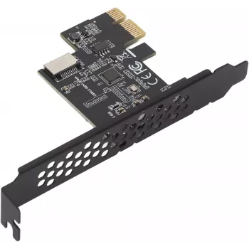 Placa PCI Express USB 3.2 Gen 1 GEMBIRD UPC-U3, 2x Type-A, alimentação SATA, chipset ASMedia