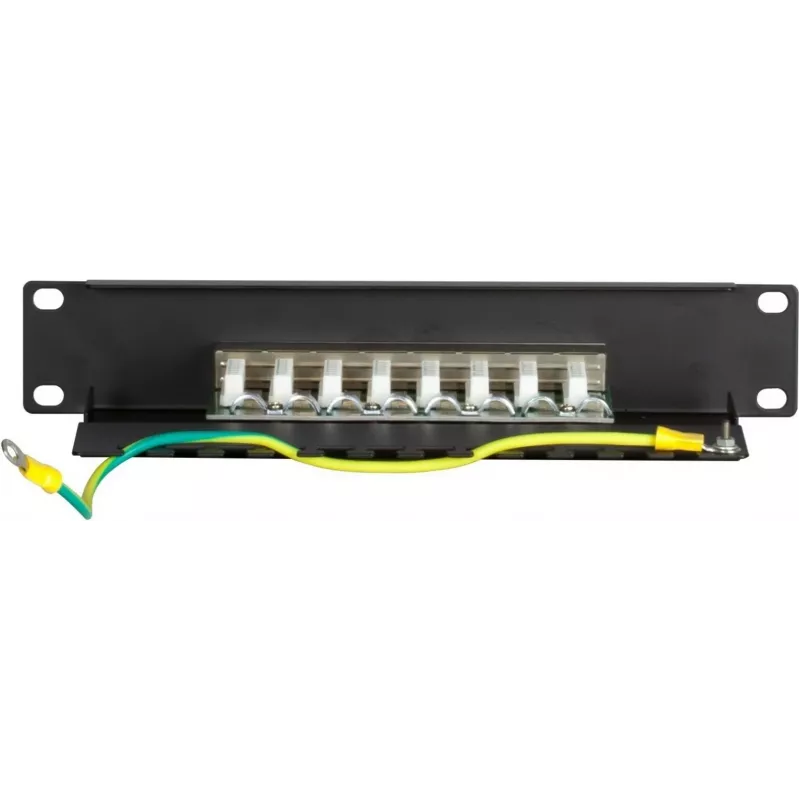 Patch panel FTP CAT6 de 8 portas para 10