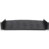 Prateleira fixa DSIT DS-FH2U400 2U para armários de parede de 600 mm de profundidade, 400 mm de profundidade, preto