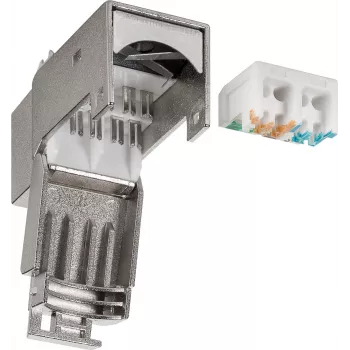 DS-IT CAT6 STP Keystone Jack Toolless RJ45 Módulo