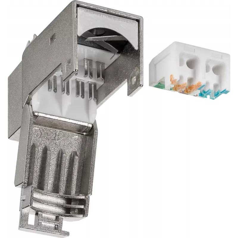DS-IT CAT6 STP Keystone Jack Toolless RJ45 Módulo