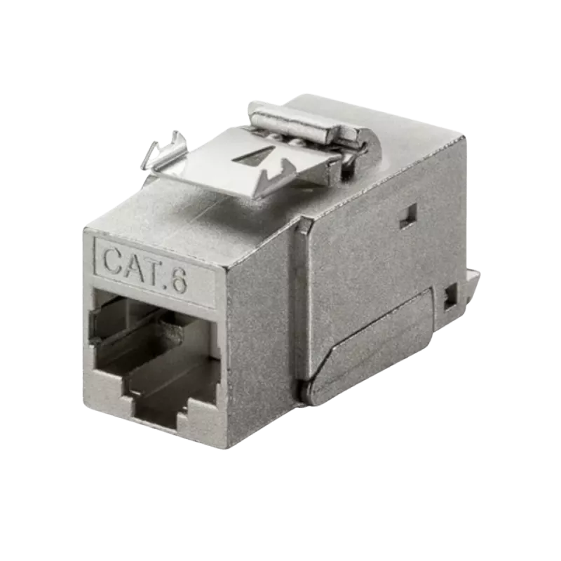 DS-IT CAT6 STP Keystone Jack Toolless RJ45 Módulo