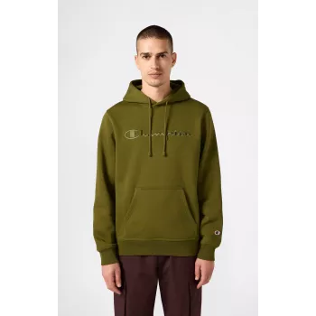 Champion Sweatshirt com capuz homem verde-azeitona 220271 GS585 XL