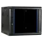 Armário de servidor reversível de montagem na parede DSIT DS6609-DOUBLE com porta de vidro, 600 mm de largura
