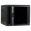 Armário de servidor reversível de montagem na parede DSIT DS6609-DOUBLE com porta de vidro, 600 mm de largura