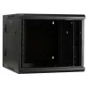 Armário de servidor reversível de montagem na parede DSIT DS6609-DOUBLE com porta de vidro, 600 mm de largura