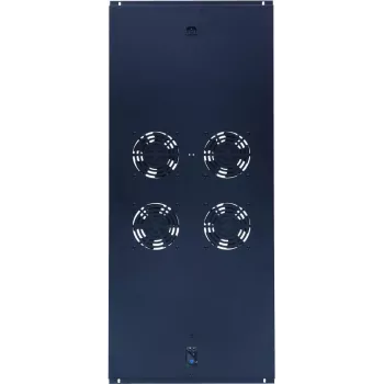 DSIT DS-FT120 Unidade de ventilação de teto para racks de servidor de 1200mm - 4 ventoinhas com termostato, 480 m³/h, 230V, preto