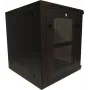 DSIT Armário de servidor de parede 12U 19 inch com porta de vidro e painéis laterais perfurados 600x600x635 mm (DS6612ZP)