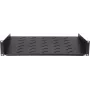 DSIT DS-FH2U450 Prateleira fixa 2U para armários de parede de 600 mm de profundidade, 450 mm de profundidade, preto