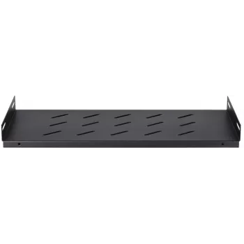 DSIT DS-FH45 Prateleira fixa para armários de parede de 450 mm de profundidade, 1U, preto
