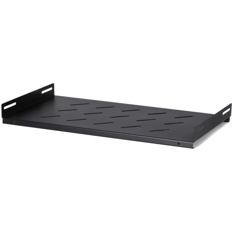 DSIT DS-FH45 Prateleira fixa para armários de parede de 450 mm de profundidade, 1U, preto