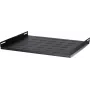 DSIT DS-FH60Wand Prateleira fixa 1U para armários de parede de 600 mm de profundidade, carga de 25 kg, preto