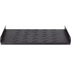 DSIT DS-FH60Wand Prateleira fixa 1U para armários de parede de 600 mm de profundidade, carga de 25 kg, preto