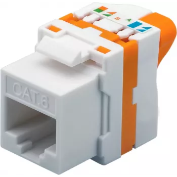 DS-IT Tomada Keystone CAT6 UTP sem ferramentas Twist (DS-KC-UTP6-TL-T)
