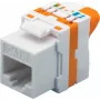 DS-IT Tomada Keystone CAT6 UTP sem ferramentas Twist (DS-KC-UTP6-TL-T)