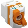 DS-IT Tomada Keystone CAT6 UTP sem ferramentas Twist (DS-KC-UTP6-TL-T)