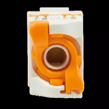 DSIT Conector de rede Keystone CAT6a UTP - design Twist sem ferramentas (DS-KC-UTP6A-TL-T)