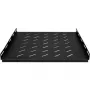 DSIT DS-FH120 Prateleira fixa para rack para armários de servidor de 1200mm de profundidade, carga de 30kg, 1U, preto