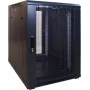 Armário de servidor mini DSIT 15U com porta frontal perfurada 600x600x860 mm (DS6615PP-MINI)
