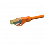 Cabo de rede DSIT Cat.7 S/FTP RJ45, 0,25 m, laranja