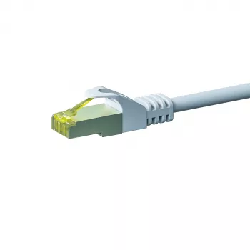 Cabo de rede patch DSIT Cat.7 S/FTP PiMF RJ45, 0,50 m, branco