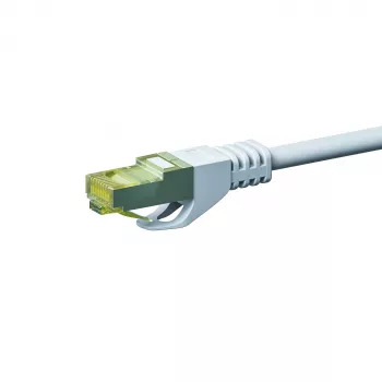 Cabo de rede patch DSIT Cat.7 S/FTP PiMF RJ45, 0,50 m, branco