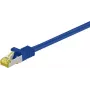 Cabo de rede patch DSIT Cat.7 S/FTP PiMF, RJ45, 1,5 m, azul