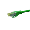 Cabo de rede DSIT RJ45 S/FTP PiMF com cabo CAT 7 verde - 2m