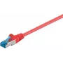 DSIT Cabo de rede CAT 6a LSOH - S/FTP - 1 metro - Vermelho (DC-6A5-010)