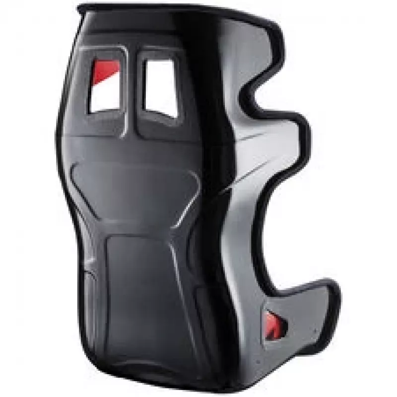 Sabelt GT PAD XL Banco de corrida, carcaça em fibra de vidro, homologado FIA, modular - Preto/Vermelho