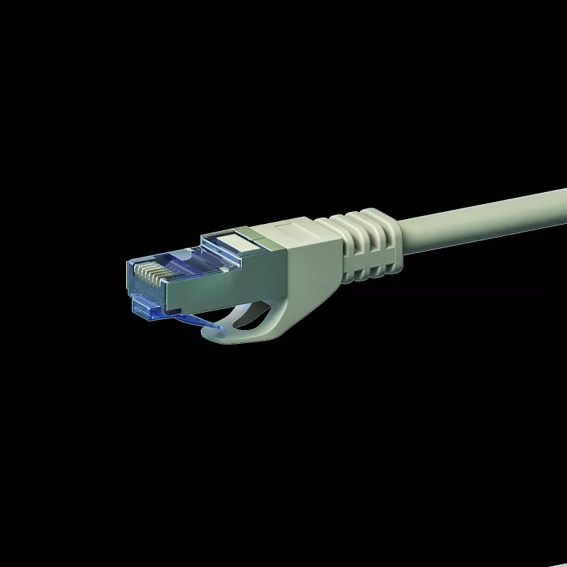 DSIT Cabo de rede CAT 6a LSOH - S/FTP - 3 metros - Cinzento (DC-6A1-030)