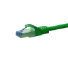 DSIT Cabo de rede CAT 6a LSOH - S/FTP - 7,5 m - Verde