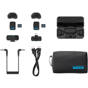 Kit completo de microfone sem fios GoPro Wireless Mic, EU (AWMIC-010-EU)
