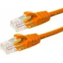 Cabo de rede DSIT CAT6 100% cobre - U/UTP - 7,5 m - laranja (DC-66-075)