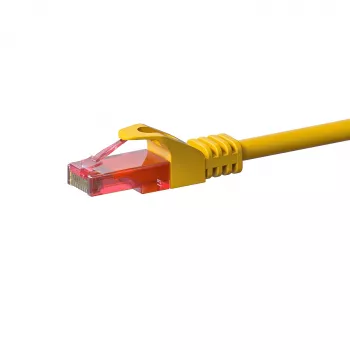 Cabo de rede DSIT DC-67-100 CAT6 U/UTP, 10 m, amarelo, 100 % cobre