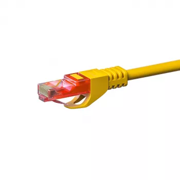 Cabo de rede DSIT DC-67-100 CAT6 U/UTP, 10 m, amarelo, 100 % cobre