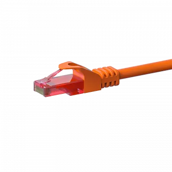 Cabo de rede patch DSIT CAT6 Ethernet 100% cobre U/UTP 20m laranja (DC-66-200)