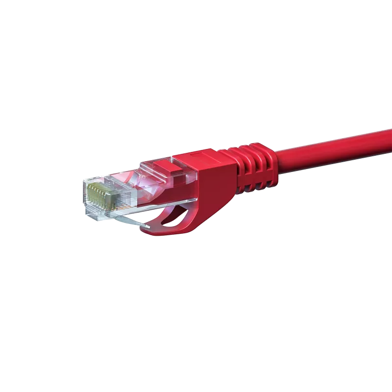 Cabo de rede patch DSIT CAT5e U/UTP, 7 m, vermelho, 100% cobre (DC-55-075)