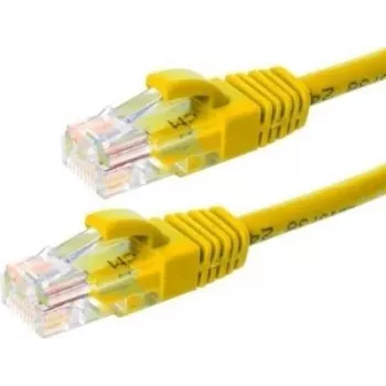 Cabo de rede patch DSIT CAT5e U/UTP, 10 m, amarelo, 100% cobre (DC-57-100)