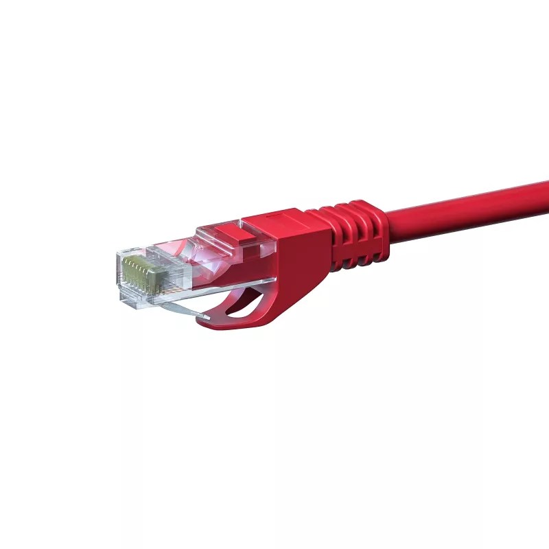 Cabo de rede DSIT DC-55-500 CAT5e U/UTP, 50 m, vermelho, 100 % cobre