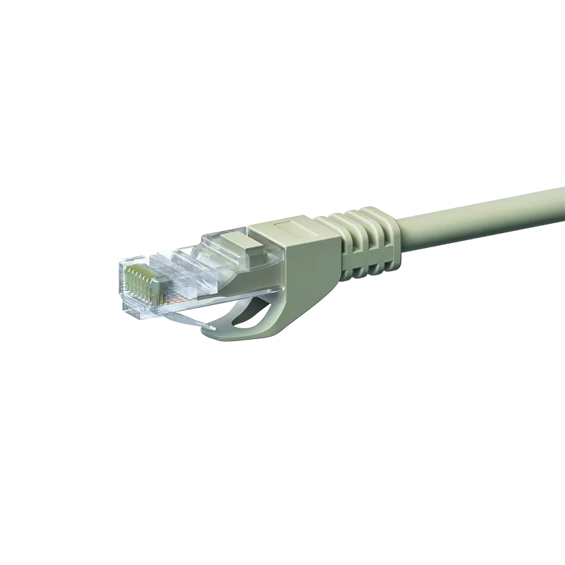 Cabo de rede patch DSIT CAT 5e U/UTP, 0,25 m, cinzento, CCA, RJ45