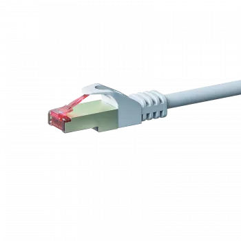 Cabo de rede DSIT CAT 6 LSOH - S/FTP - 2 metros - branco (DC-S62-020)